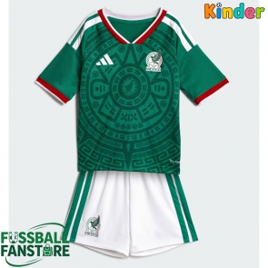 Mexiko Replik Heimtrikot Kinder WM 2026 Kurzarm (+ Kurze Hosen)